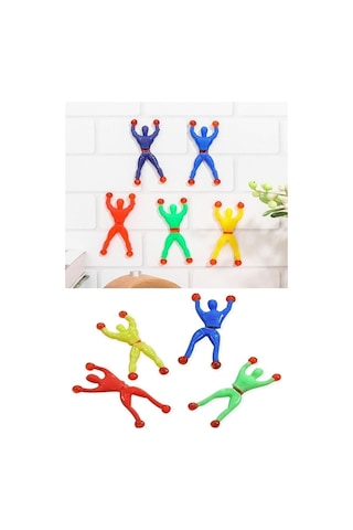 Cama Yapışan Örümcek Adam Oyuncak 5 Adet Birden