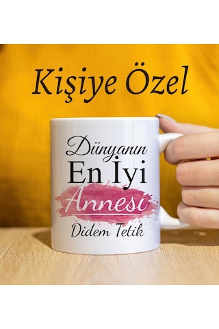 Anneler Gününe Özel Tasarım Defter & Özel Tasarım Kokulu Mum & Tasarım Kupa & Fotoğraf Çerçevesi Hediye Seti