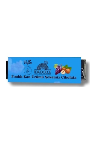 Dolcida Fındık - Kan Üzümü Şekersiz Çikolata 20gr-3359