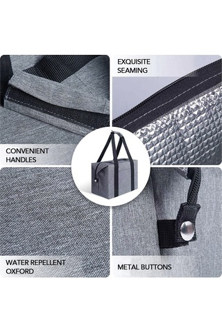 Jeemson Katlanabilir Soğutma Çantası - Büyük Boy, 20l Kapasiteli, İçecek Ve Yiyecekleri Taze Tutar Çok Renkli