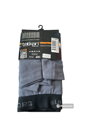 Tatkan 6'Lı Paket Erkek Uzun Paçalı Likralı Boxer 001