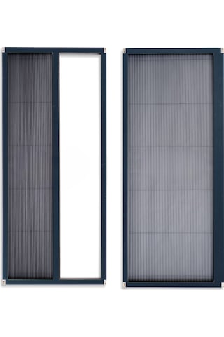 Akordeon Pileli Pilise Sineklik,antrasit Gri, 90x210 Cm, İstenilen Ölçüde