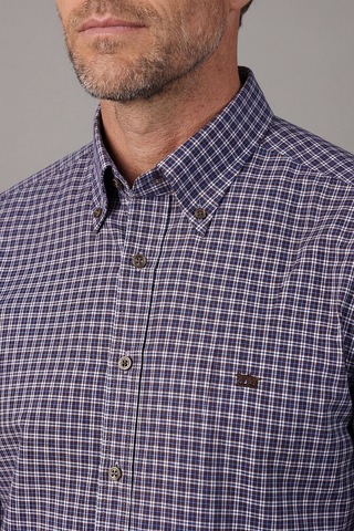 Xint Bisse Uzun Kol Düğmeli Yaka Cepsiz Erkek Gömlek Lacivert Bsgmeks26326 39