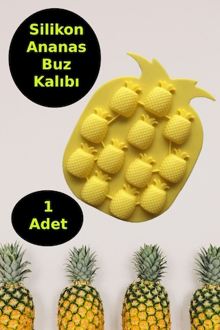 Silikon Buz Kalıbı Silikon Yapışmaz Buzluk Ananas Buz Kalıbı Diğer