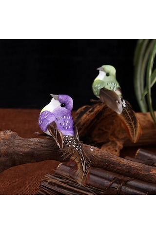 Ebitda 6 Adet Pençeli Kuş Bahçe Ağacı Süs, Hayvan Ve Park İçin Mükemmel