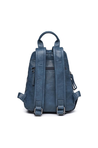 Mini Boy Yıkama Deri Kadın Sırt Çantası 21-k Barcelona 1929 Lacivert