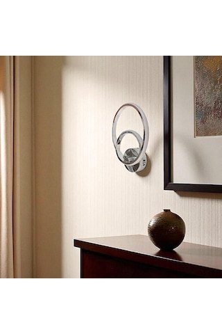 Lanor Çember Led Gümüş Aplik Gümüş