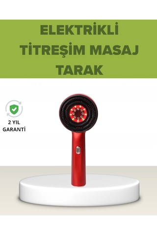 Elektrikli Titreşim Masaj Tarak Kırmızı Işık Terapi Krgltgsjqbr2rı1tıky
