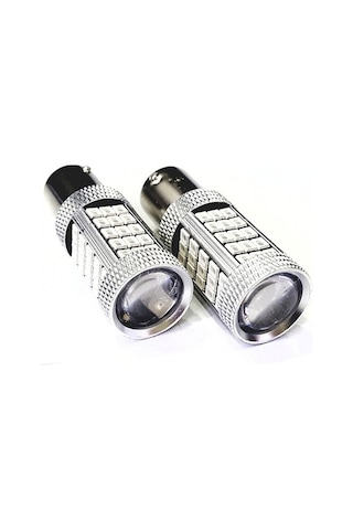 Femex Premium P21W-1156-9W- Tek Duy Led Ampul Kırmızı Mercekli