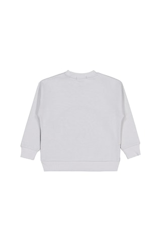 Batman Baskılı 6-9 Yaş Sweatshirt - Gri Açık Gri