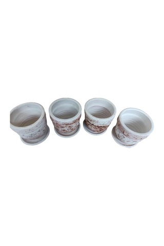 4 Adet Antik Görünümlü Toprak Saksı 12 12 Cm 68653890