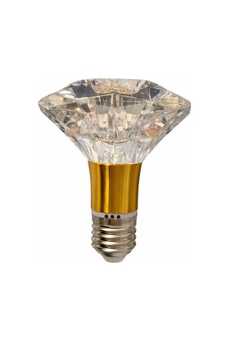 Ledolet 4w Kristal Diamond Led Ampul Sarı Işık 3000k - E27 Dekoratif Led Lamba