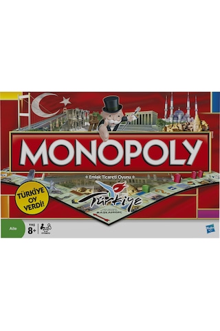 Monopoly Türkiye Kutu Oyunu Hasbro Monopoly Oyunu