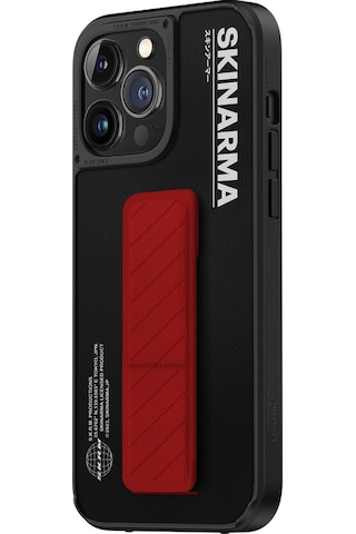 Apple Uyumlu iPhone 14 Pro Max Kılıf Skinarma Standlı Deri Görünümlü Gyo Kapak