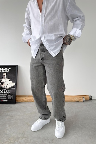 Gri Premium Basic Regular Pantolon Gri