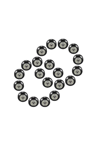 Tenfowee 20 Adet 3d Yazıcı Pom Kayar Çarkı - 23.89mm Dış Çap, 16mm İç Çap, 5mm Delik, 625zz Rulmanlı - Akıcı Hareket İçin