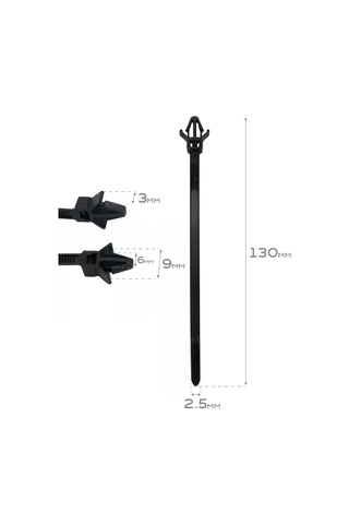 Lıpko Klipsli Naylon Bağlama Kelepçesi 50 Adet. 150314782