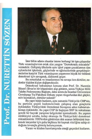 Demokrasi Tutkusu - Fatoş Dilber - Sunuş - Erdal İnönü - Porf.dr. Nurettin Sözen 1.baskı