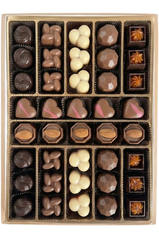 Nutat 500g Büyük Boy Spesiyal Hediye Çikolatası - Dubai & Pişmaniye Dolgulu 7 Farklı Gurme Lezzet /türk Motifi