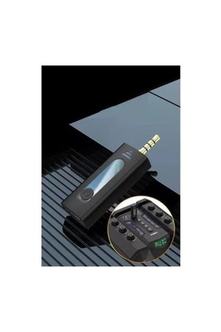 K35-2 Wireless Kablosuz Mikrofon Jaklı Ergonomik Tak Çalıştır Jak Audio Android Telefon Araç Uyumlu Çiftli Yaka Mikrofonu