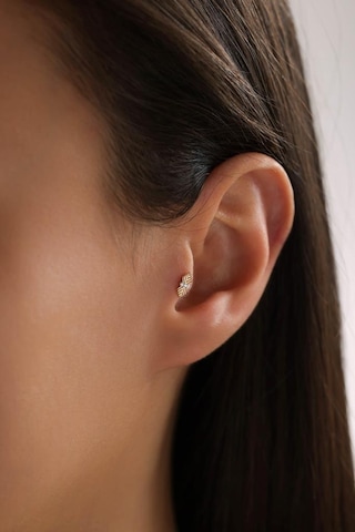 Tufanlar Kuyumculuk Altın Yaprak Piercing Altın