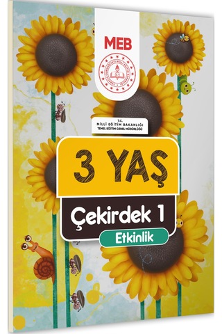 3 Yaş Okul Öncesi Meb Etkinlik Kitabı 2 Li Set Çekirdek Eğlenceli