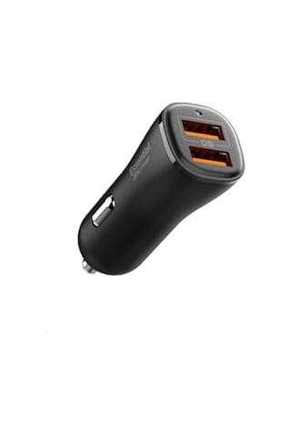 30w Usb-a 2 Port Araç İçi Hızlı Şarj Aleti 18w + 12w Akım Korumalı Güç Adaptörü Çakmaklık & & İpad Type-c Pd Ev302 - Acp08700