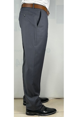 Erkek Battal Esnek Dız Astarlı Yüksek Kalite Kumaş Pantolon Gri