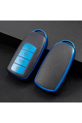 Chery Tiggo Uyumlu 8 Pro İçin Anahtar Koruyucu Tpu Kılıf-mavi