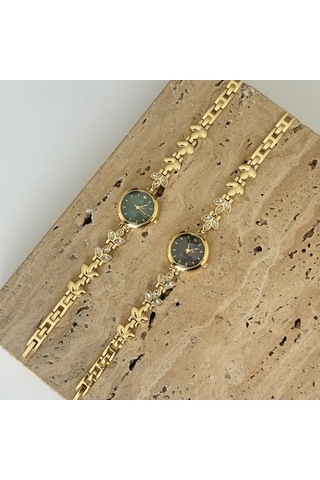 Savior Collection Valor Gold Siyah Saat