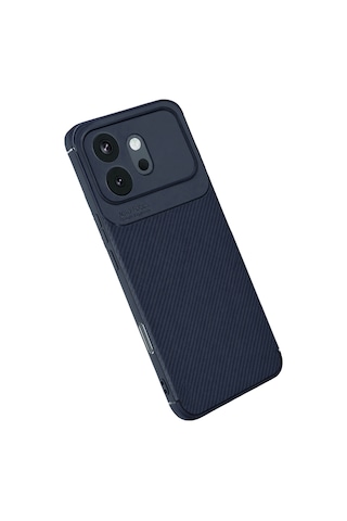Newface - 559 - Huawei Honor 600 Auto Focus Karbon Kapak - Glblseme - - Lacivert