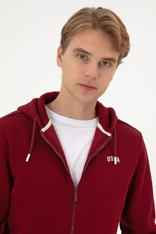 U.s. Polo Assn. Erkek Bordo Hırka Örme 50313755-vr014 Bordo