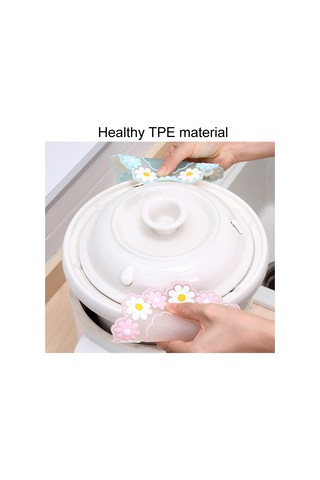 Sones Ev Yüksek Sıcaklığa Dayanıklı Papatya Bardak Altlıkları Mutfak Masa Üstü Yalıtım Matı, Stil: Mavi Büyük Diğer