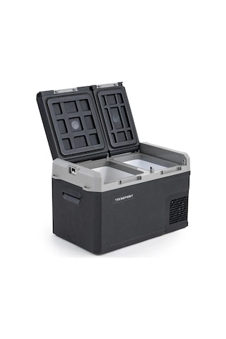 Tecnopoint Çift Kapaklı 30 Litre Taşınabilir Araç Buzdolabı 12v/24v/220v Uyumlu