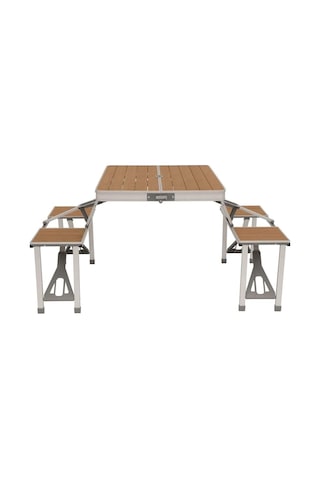 Outwell Dawson Picnic Table Premium Bambu Katlanır Sandalye Masa Seti Genel