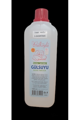 Gülköylü Yağı Alınmamış Isparta Gül Suyu 1 L