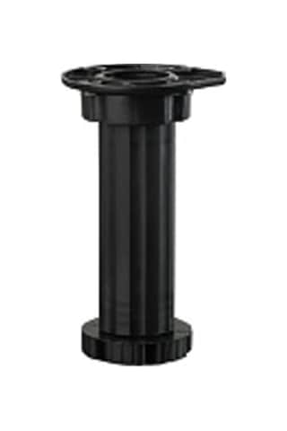 Plastik Baza Ayağı Siyah 12-17 Cm 5 Adet