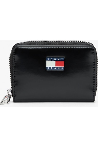 Tommy Hilfiger Tjw Must Küçük Fermuarlı Kadın Siyah Cüzdan Aw0aw18089bds Siyah