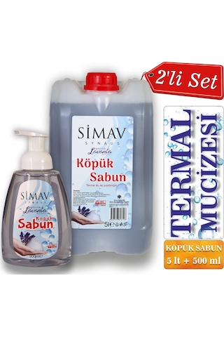 Simav Termal Sulu Lavanta Özlü Köpük Sabun 5 L + 500 ML
