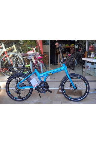 Carraro Flexi 121 Hd 21 Vites Hidrolik Disk Fren Full Shimano Katlanır Bisiklet Mavi Mavi