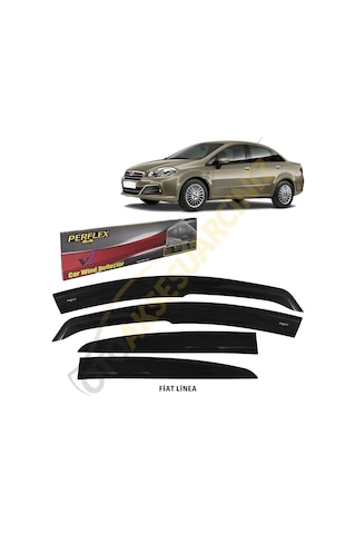 Perflex Fiat Linea Mugen Cam Rüzgarlığı 4 Lü Takım