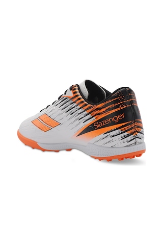 Slazenger CAMBLY HS Erkek Çocuk Halı Saha Beyaz / Turuncu Futbol Ayakkabısı