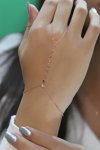 Gümüş Rose Mekik Pullu Şahmeran Rose Gold