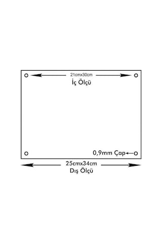 A4 Şeffaf Pleksi Tabela Resim Fotoğraf Çerçevesi (21X30) (495262037)