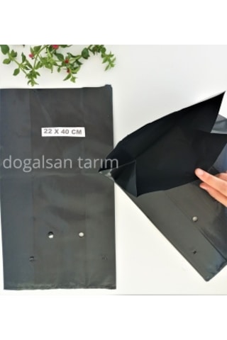 Fidan Poşeti 10 adet 22x40 cm Fidan Torbası Fide Poşeti Fide Torbası Fide Fidan Yetiştirme Poşet