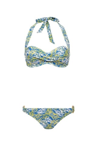 U.S. Polo Assn. Kadın Mavi Bikini Takım