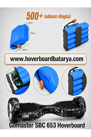 Gomaster Sbc 653 6 Ay Garantili Hoverboard Bataryası