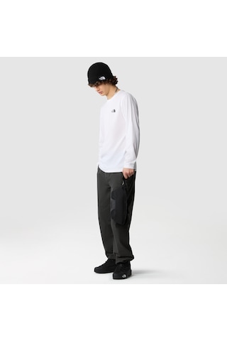 The North Face M L/s Simple Dome Tee Erkek Sweatshirt-28935 - Beyaz