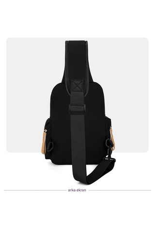 Büyük Kapasiteli Üniseks Çapraz Askılı Çanta-gri Gri