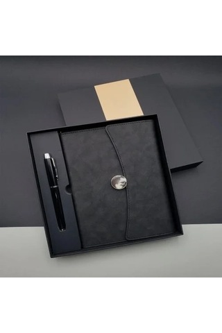 Şık Tasarımlı Defter Kalem Seti 1 Adet Hediye 49884407